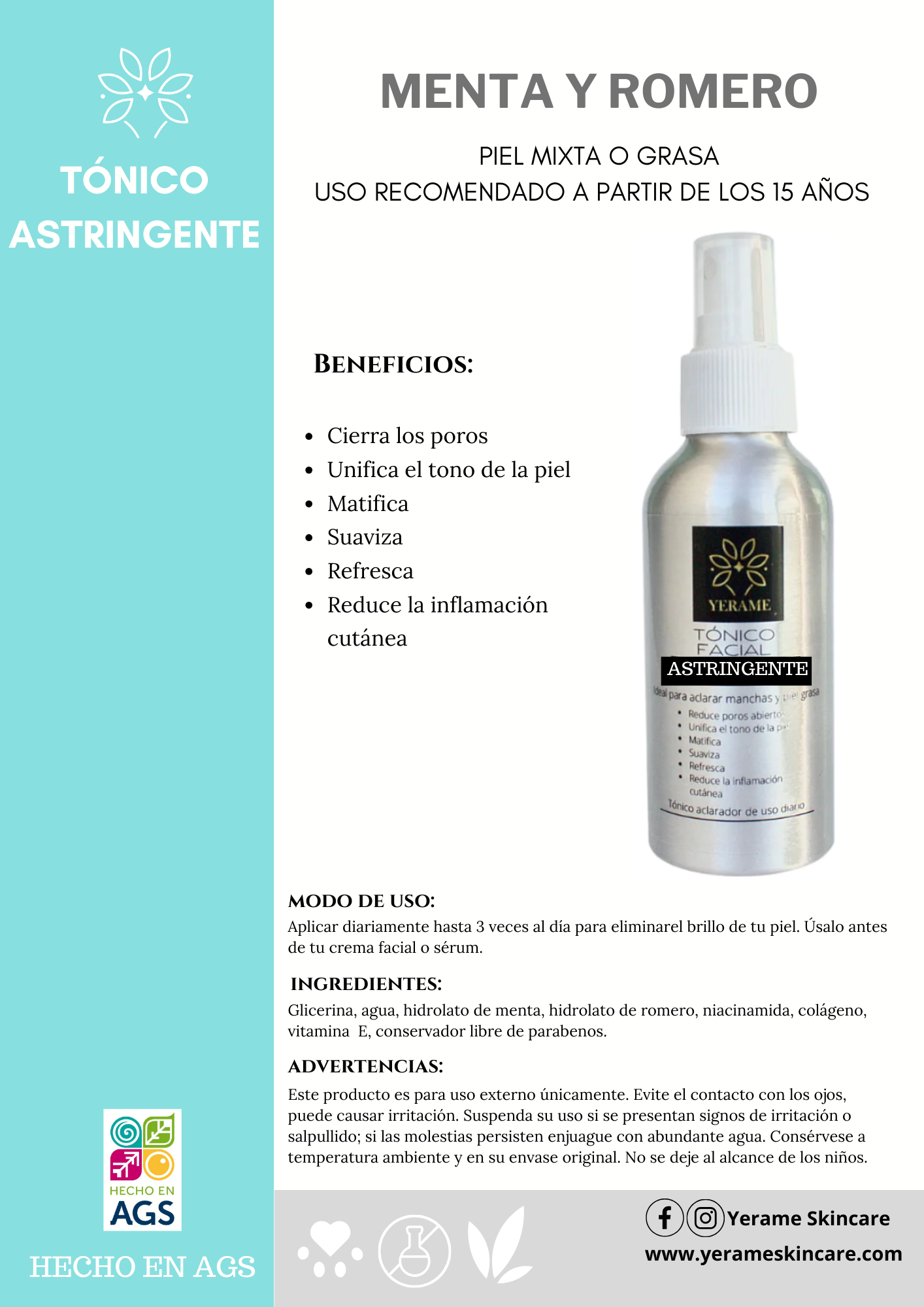 Tónico Astringente