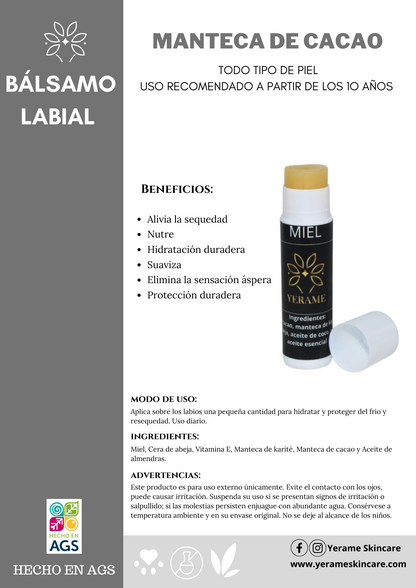 Bálsamo Hidratante de Miel