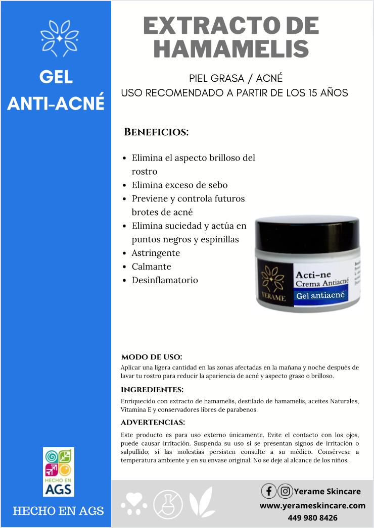 Gel Antiacné Desinflamatorio